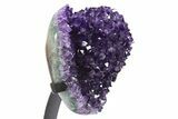 Gorgeous Amethyst Geode With Metal Stand - Uruguay #306930-2